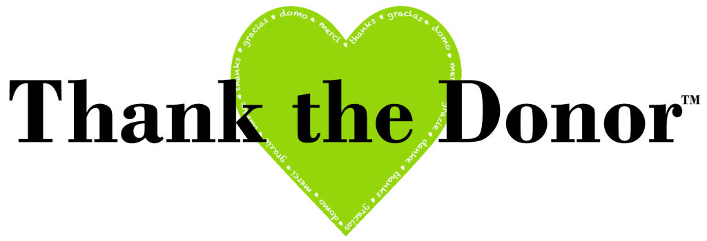 thank the donor